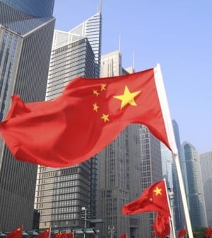 China national flags