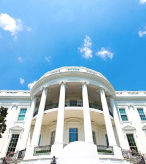 beautiful close up White House, Washington DC USA.