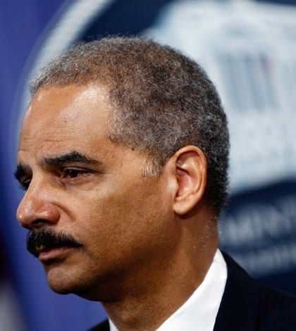 Holder Holds Press Conf. About Indictments Of Mexican Drug Cartel Members WASHINGTON - AUGUST 20: U.S. Attorney General Eric Holder announces indictments at the Justice Department against 43 defendants in the U.S. and Mexico on charges of drug trafficking August 20, 2009 in Washington, DC. The effort inlcudes the indictment of 10 alleged Mexican drug cartel leaders in 12 indictments unsealed yesterday and today in U.S. federal courts in Chicago and Brooklyn. (Photo by Win McNamee/Getty Images)