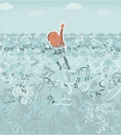 illustration_drown in numbers illustration_drown in numbers