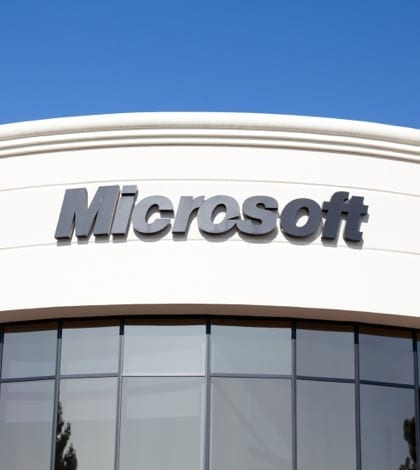 Microsoft-Menlo Park Microsoft campus at 1288 Pear Avenue in Mountain View, CA.