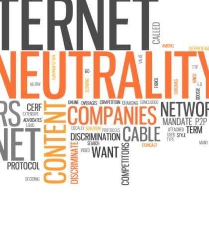 Word Cloud with Internet Neutrality related tags