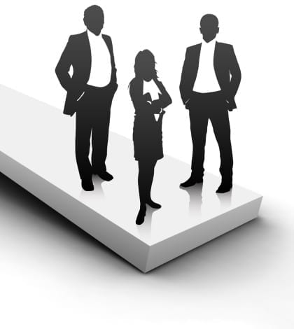 Vector illustration of business people and globe. Vector illustration of business people and globe.