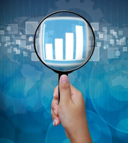 Graph button in Magnifying glass Graph button in Magnifying glass