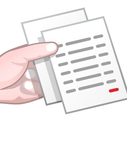 Handing Paper cheackoff 8291446 420 Handing Paper cheackoff 8291446 420