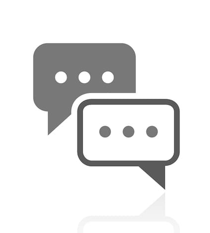 Speech Bubble icon on a white background. - ProSeries Illustration includes a color, Speech Bubble icon on a white background.