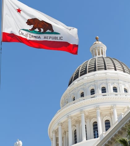 State Capital of California Sacramento California outside capital building