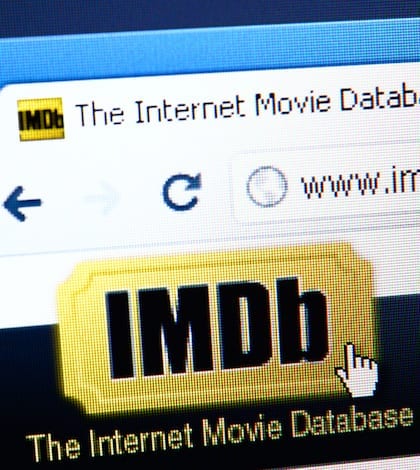 Izmir, Turkey - March 16, 2011: Close up of IMDb's main page on the web browser. IMDb is the the most popular internet movie database worldwide.