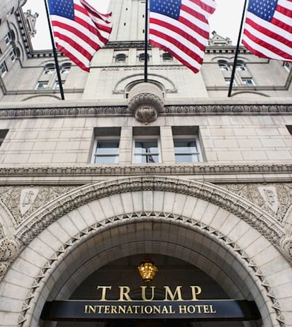 Washington, DC. Oct. 6, 2016  Donald Trump International Hotel built in the old Pennsylvania Ave