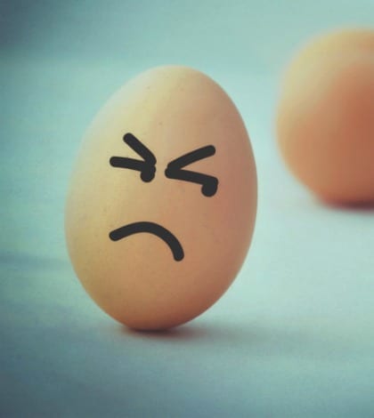 gossiping behind angry egg (retro style) gossiping behind angry egg (retro style)