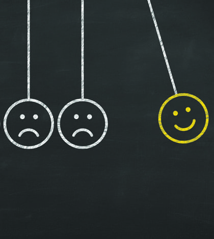Newtons Cradle Happy Drawing on Chalkboard Newtons Cradle Happy Drawing on Chalkboard