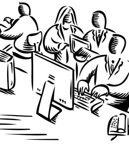 LOOKING AT SCREENS 420 LOOKING AT SCREENS 420