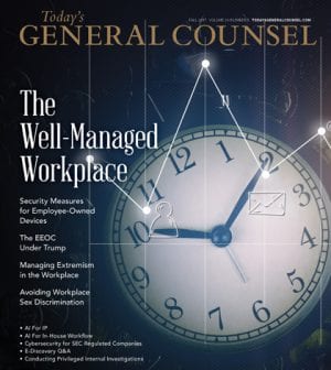 Today's General Counsel October-November 2017