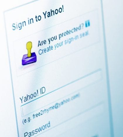 "Bassano del Grappa, Italy - September 17, 2012: View of the yahoo.com website on a computer screen, the web browser is Internet Explorer"