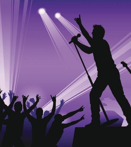 Rock concert Hi res jpeg included. All elements, textures, etc. are individual objects and layered.No flattened transparencies,no clipping mask.Simple gradient used. Please take a look at other works of mine linked below.
