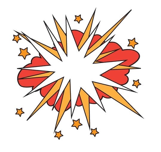 Comic speech bubble Comic speech bubble. Explosion pop art bunner.
