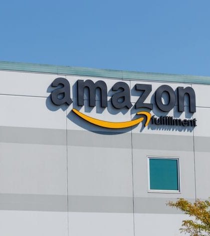 Amazon.com Fulfillment Center. Amazon is the Largest Internet-Based Retailer in the United States X Plainfield - Circa August 2018: Amazon.com Fulfillment Center. Amazon is the Largest Internet-Based Retailer in the United States X