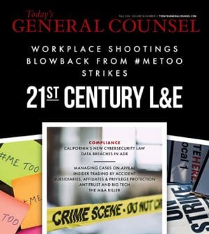 Today's General Counsel Fall 2019