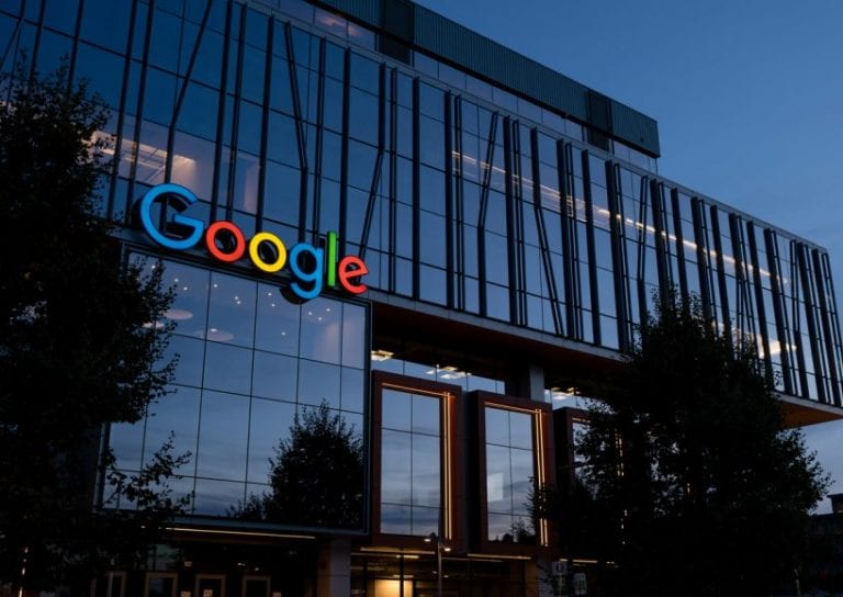 Google Seattle, USA - Aug 19, 2019: The new Google building in the south lake union area at twilight.