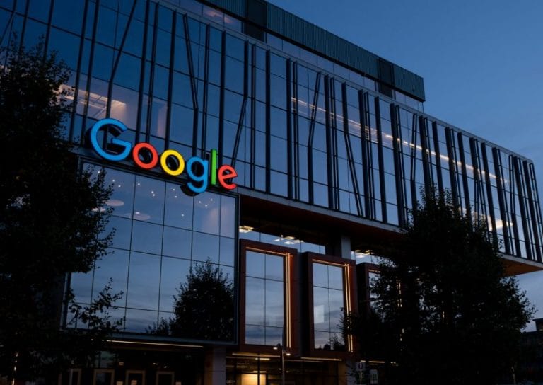 Seattle, USA - Aug 19, 2019: The new Google building in the south lake union area at twilight.