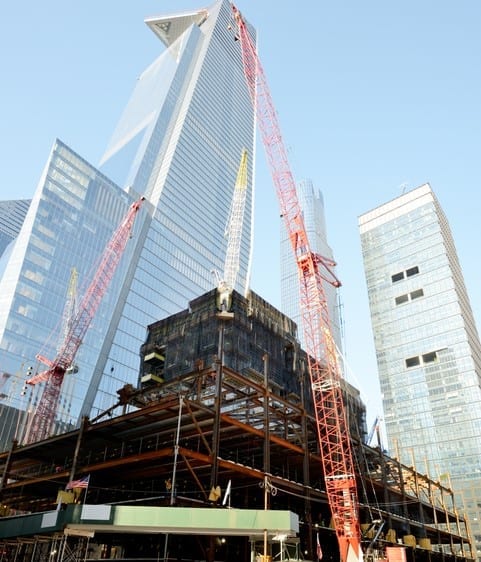 Skyscraper Under Construction, Hudson Yard, NYC. Skyscraper under Construction, Hudson Yard, NYC.