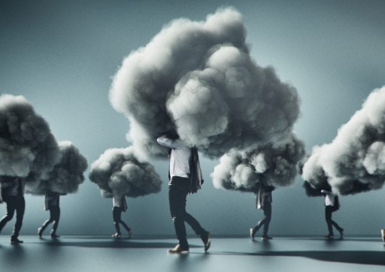 Humorous mobile cloud computing conceptual image Humorous mobile cloud computing conceptual image.