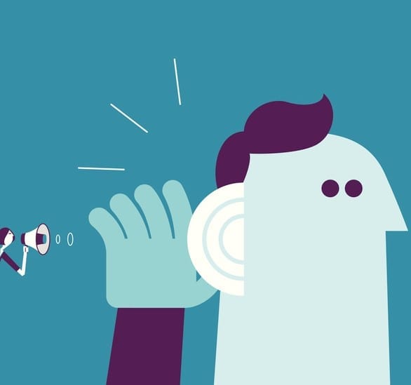 listen Vector illustration - listen