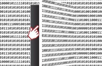 The hacker opens the door Hacker opens the door, font composition, vector