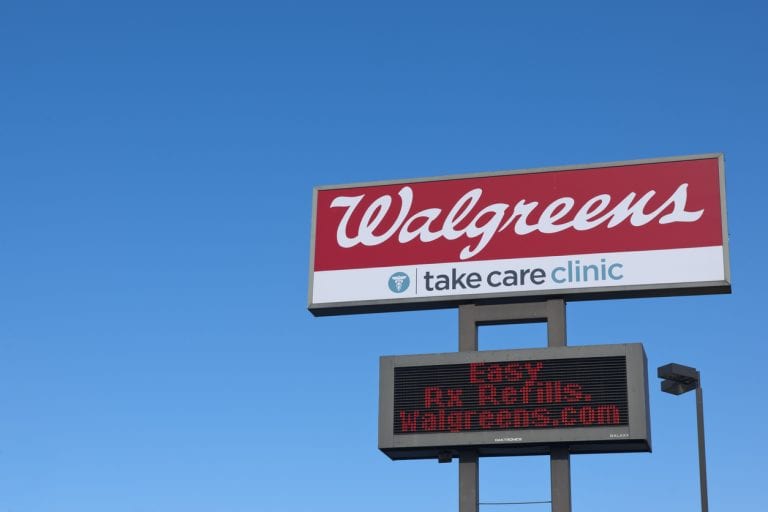 Walgreens Drugstore Sign knoxville, tn usa - february 25, 2012: walgreens store sign located in knoxville, tn usa.