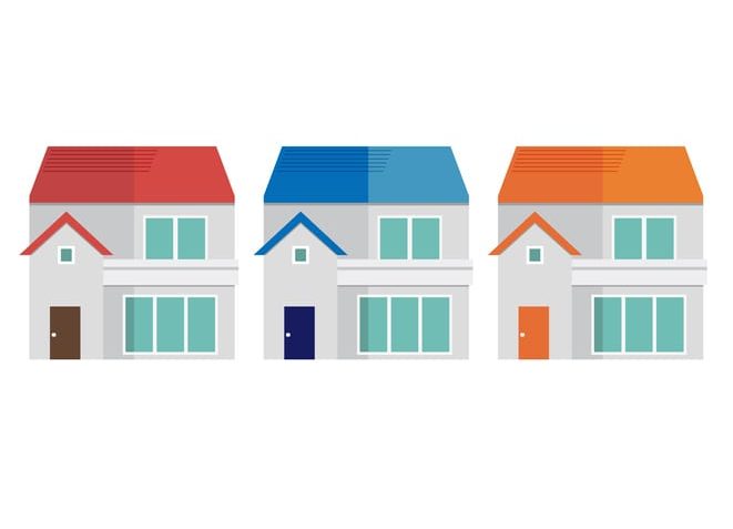Illustration of a residence. House illustration.