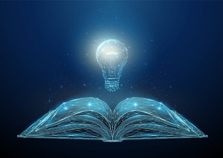 abstract-low-poly-open-book-with-light-bulb-vector-id1264695335 IP