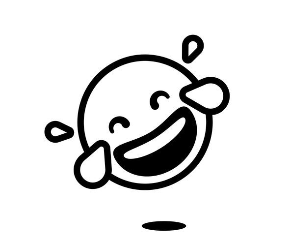 Emoticon cute line art style Vector illustration of a cute line art emoticon. Cut out design element for social media platforms, online messaging apps, Internet dating, human emotions, global communications and connections, Internet and technology, discussions and meetings, ideas and concepts and design projects in general