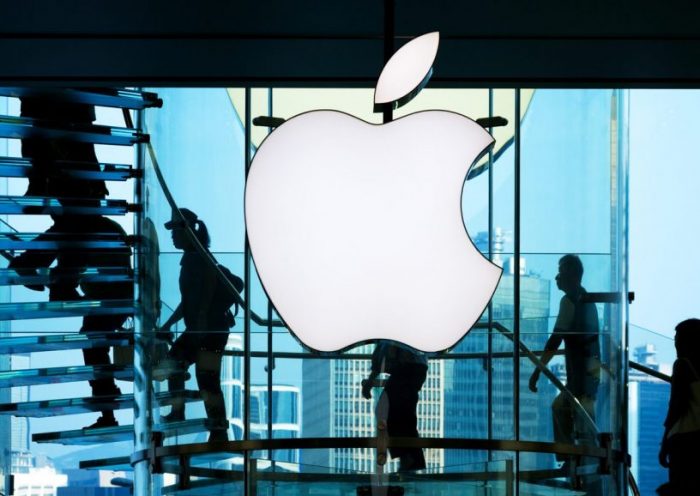 Apple Store "Hong Kong, China - October 20, 2011: People in the Apple Store at International Finance Center, Central Hong Kong, opened on the September 24, 2011. With 15000 square feet and 300 employees it is one of the biggest apple stores in the world."