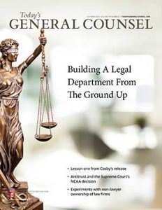 Today's General Counsel, October 2021