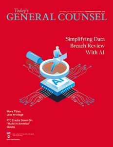 Today's General Counsel, November 2021 magazine