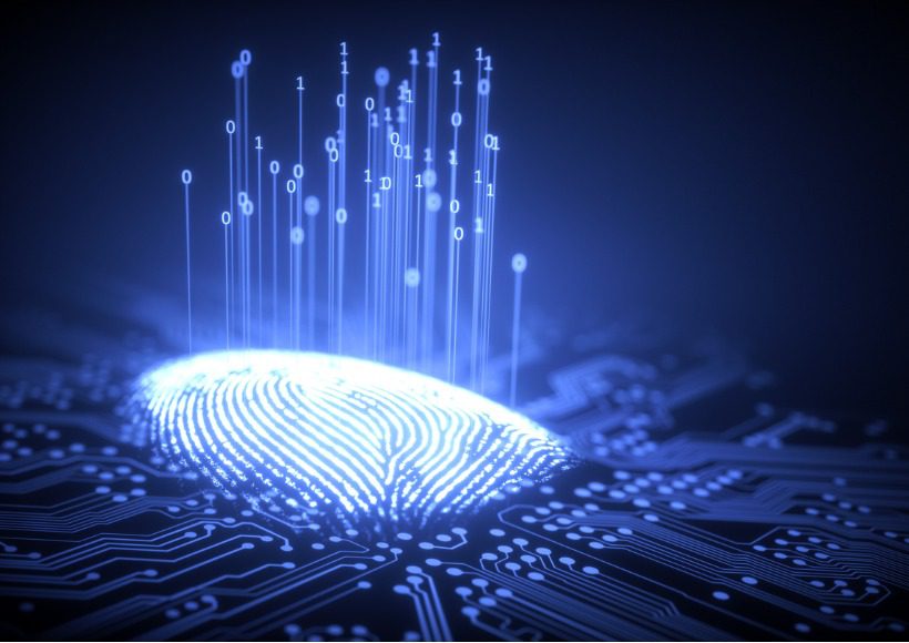 fingerprint-binary-microchip-picture-id658008000