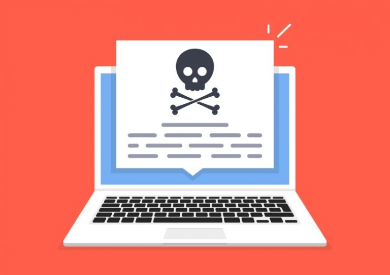 the-laptop-was-hacked-skull-message-on-computer-screen-concept-of-vector-id1328979693 the-laptop-was-hacked-skull-message-on-computer-screen-concept-of-vector-id1328979693