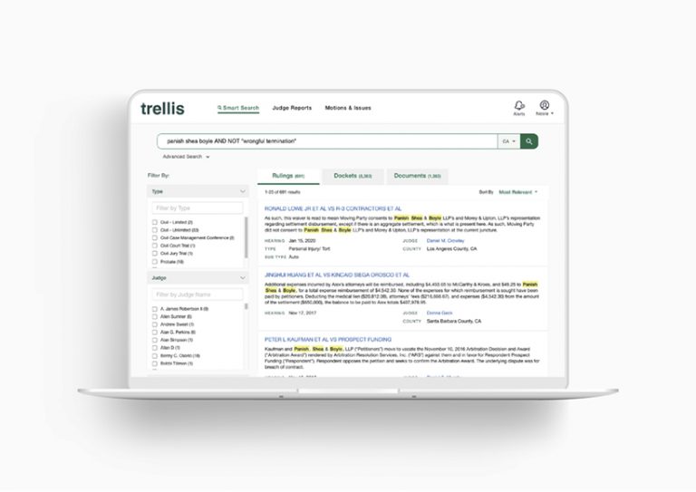 Trellis, Legal Analytics AI