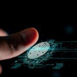 Fingerprint scan provides security access.