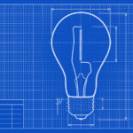 blueprint of idea concept