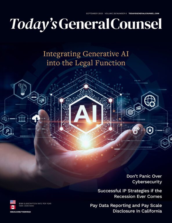 Today's General Counsel, September 2023 digital magazine