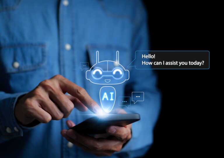 a-i-chat-with-ai-artificial-intelligence-man-using-a-smartphone-chatting-with-an-intelligent.jpg_s=1024x1024&w=is&k=20&c=DXmEG-Y4rq1em6RKL7lrXEmKXKnynMhvbmuT3HvypLI= AI in the Workplace Poses Opportunity, Risks for Legal Ops Professionals