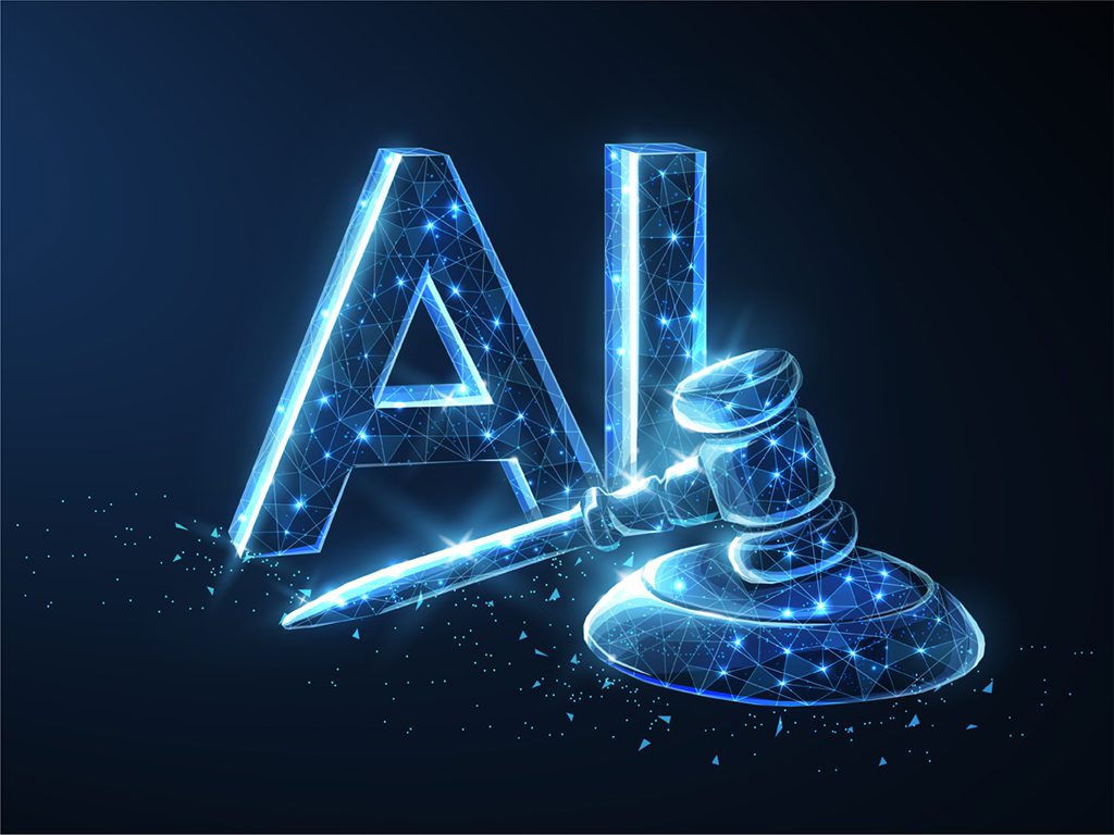 AI and the practice of law concept
