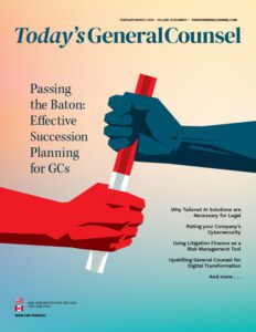 Today's General Counsel, February/March 2024 magazine cover