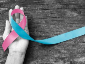 pink and blue ribbon for infant loss
