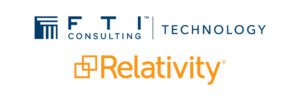 FTI Consulting | Technology and Relativity logos, webinar