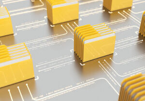 folders communication with binary code