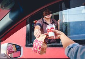 McDonalds's drive thru