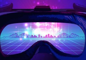 metaverse-technology-background-vector-id1379108916